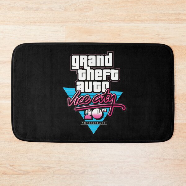Item preview, GTA Grand Theft Auto Logo Vice City 20th Anniversary 20 Years designed and sold by BubblePopRed.