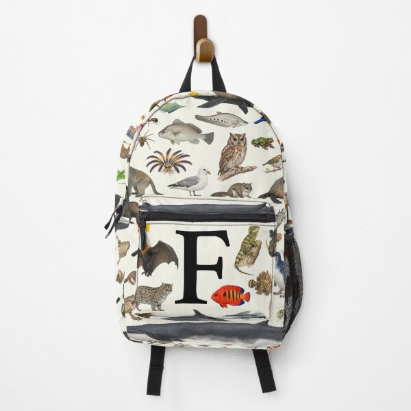 Item preview, Letter F Animal Alphabet Retro Identification Chart designed and sold by kakarikihill.