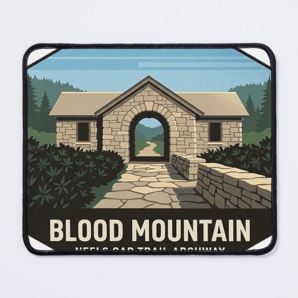 Item preview, Blood Mountain Neels Gap Walasi-Yi Georgia Sticker designed and sold by DetourDgn.