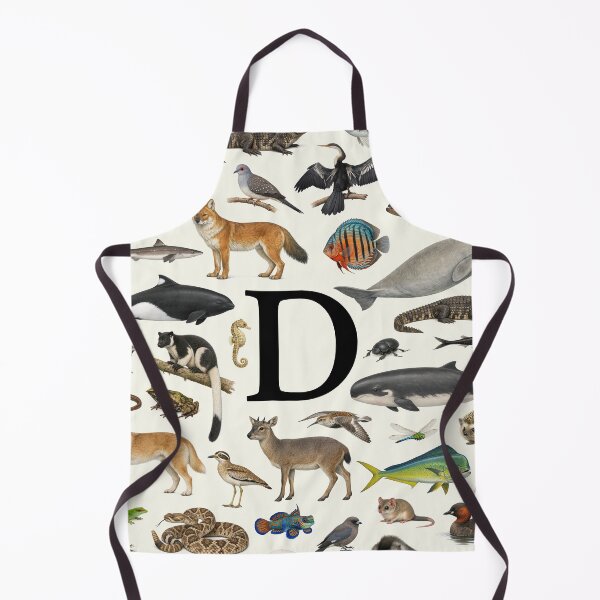 Item preview, Letter D Animal Alphabet Retro Identification Chart designed and sold by kakarikihill.