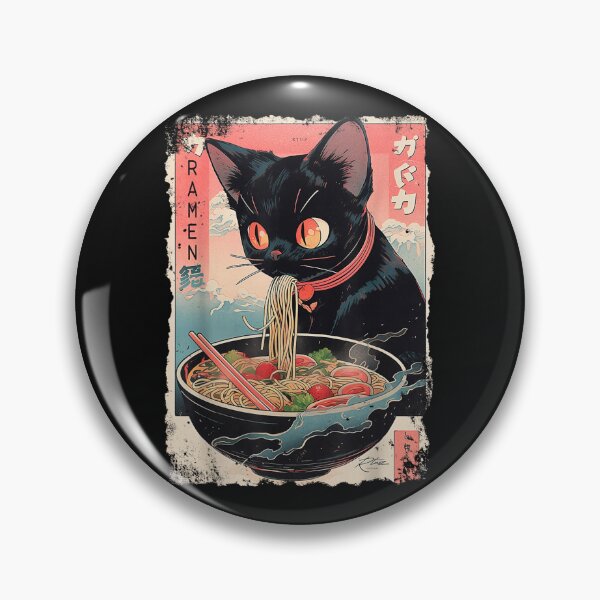 Item preview, Ramen Noodles Cat Japan Y2K Kawaii Retro Cats Manga Anime Funny Tee designed and sold by denzelqfhho.