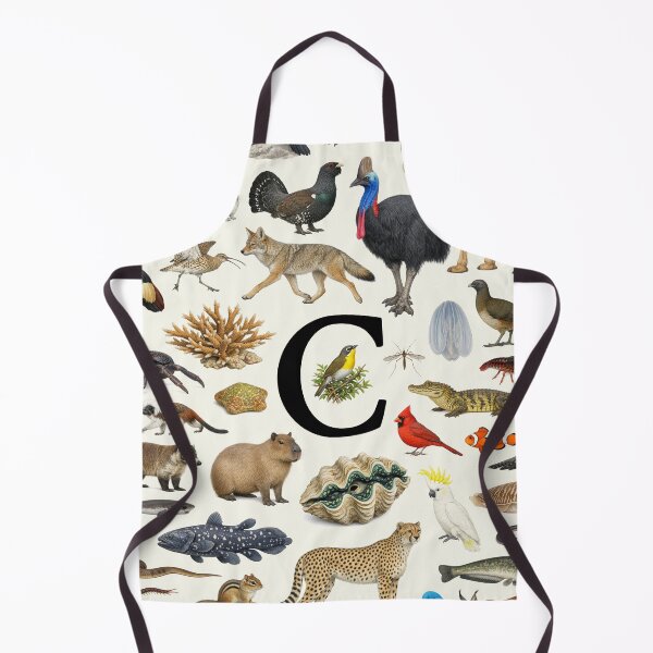 Item preview, Letter C Animal Alphabet Retro Identification Chart designed and sold by kakarikihill.