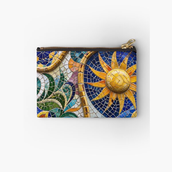 Item preview, Gaudi Park Guell Mosaic Spanish Flowers Trencadís Art designed and sold by GrinGalore.