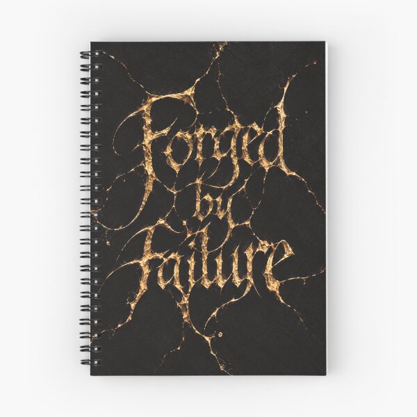 Item preview, Forged By Failure Gold Kintsugi Quote designed and sold by Fabpercent.