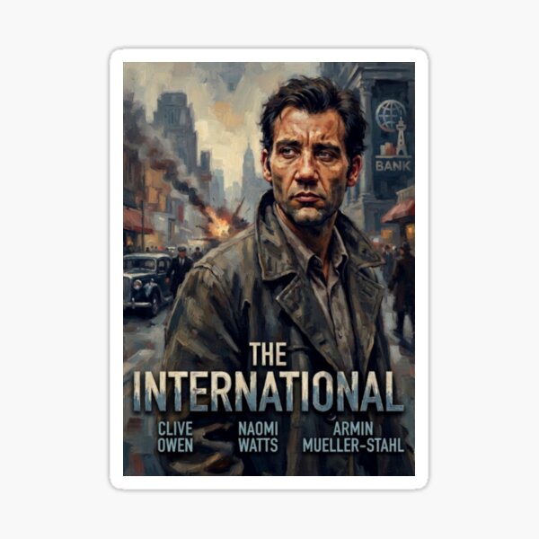Item preview, The International Action Thriller Fine Art Tribute designed and sold by Art's Diner.