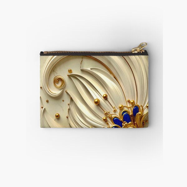 Item preview, Classic Gold Filigree and Sapphire Vortex designed and sold by Vicky Brago-Mitchell®.