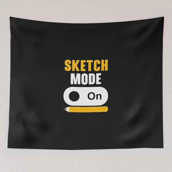 Item preview, Sketch Mode On Pencil Graphic Design designed and sold by YarningsandYear.