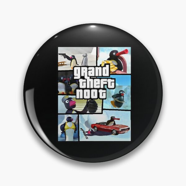 Item preview, Grand Theft Noots Pingus GTA Parody designed and sold by Tawnat-Zl9at.