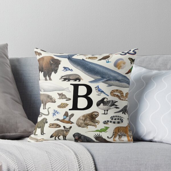 Item preview, Letter B Animal Alphabet Retro Identification Chart designed and sold by kakarikihill.