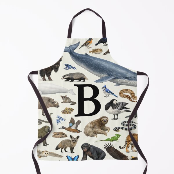 Item preview, Letter B Animal Alphabet Retro Identification Chart designed and sold by kakarikihill.