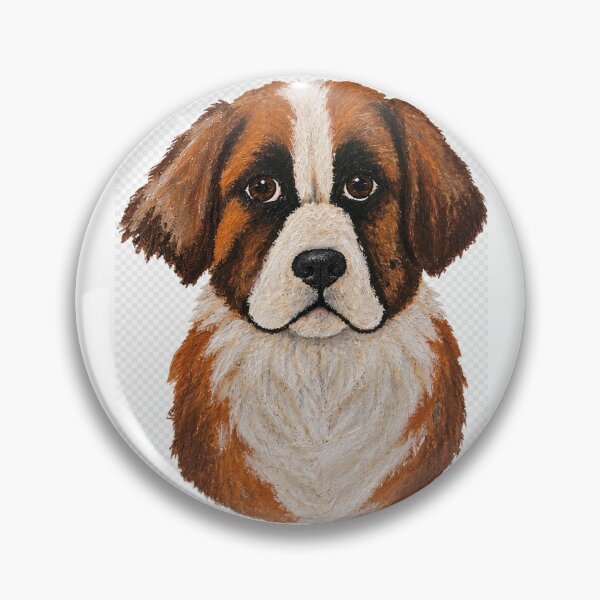 Item preview, St Bernard Original Art Acrylic designed and sold by Chris Zahorcik Art.
