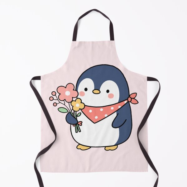 Item preview, Nursery Room Cute Flower Penguin Illustration designed and sold by bosamji.