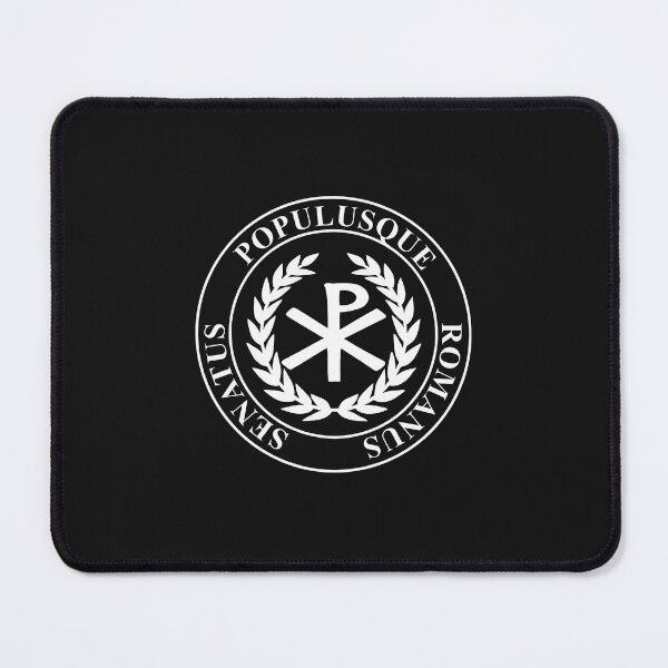 Item preview, SPQR Roman Emblem Laurel Wreath Chi Rho designed and sold by YarningsandYear.