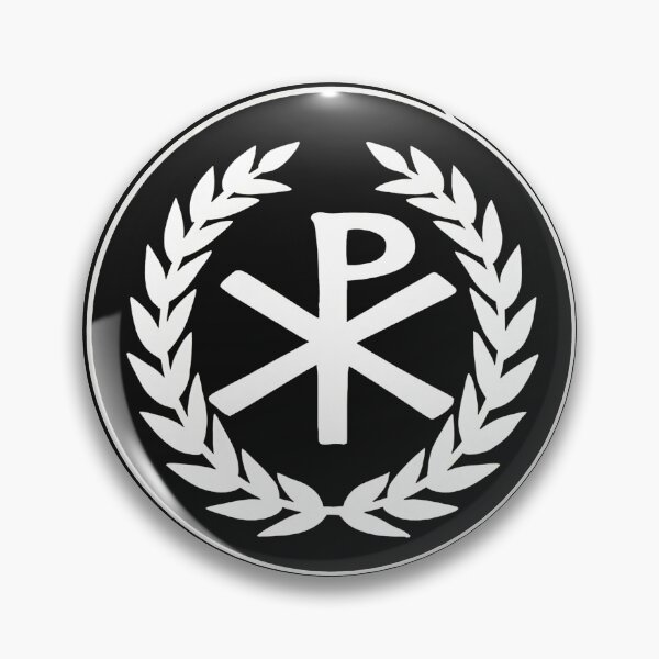 Item preview, SPQR Roman Emblem Laurel Wreath Chi Rho designed and sold by YarningsandYear.