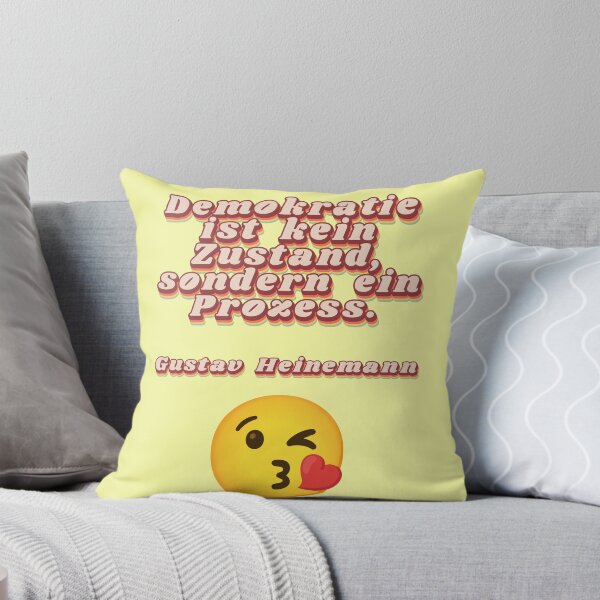 Item preview, Democracy is a process. (Quote by Gustav Heinemann) designed and sold by Mauswohn.