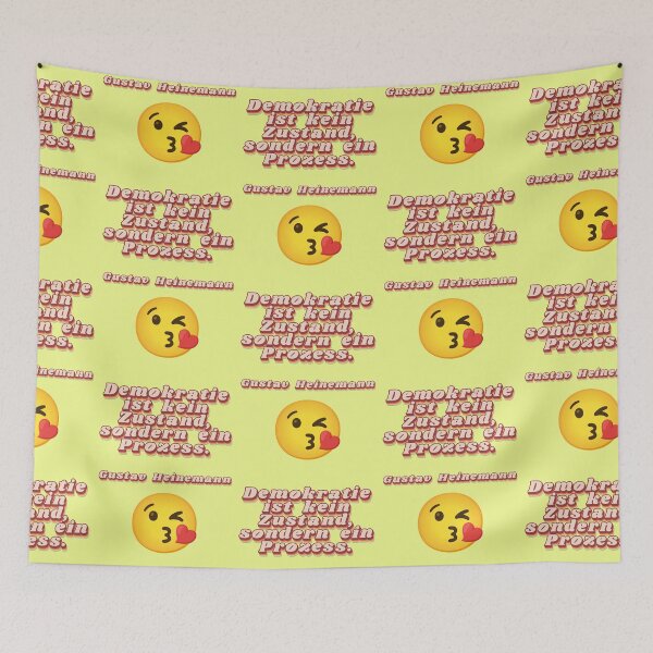 Item preview, Democracy is a process. (Quote by Gustav Heinemann) designed and sold by Mauswohn.