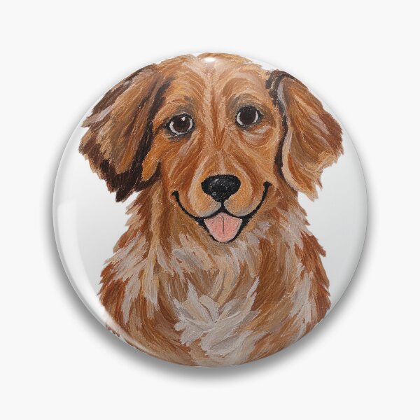 Item preview, Golden Retriever original in acrylic on wood with background removed designed and sold by Chris Zahorcik Art.