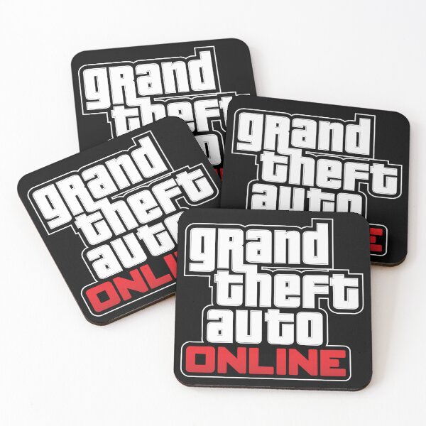 Item preview, GTA 5 Grand Theft Auto Online Logo GTA V designed and sold by BubblePopRed.