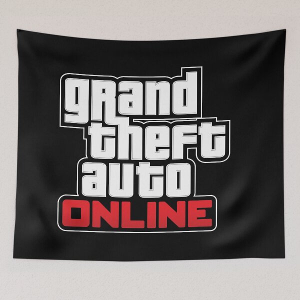 Item preview, GTA 5 Grand Theft Auto Online Logo GTA V designed and sold by BubblePopRed.