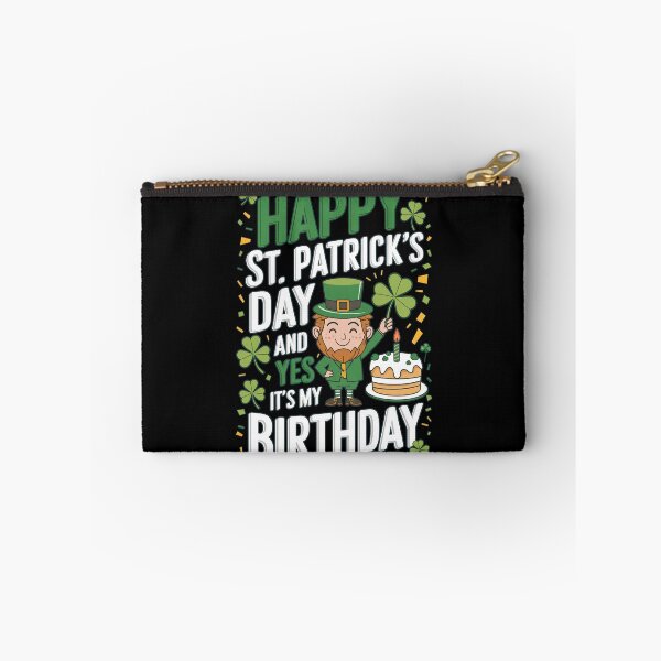 Item preview, Happy St Patrick's Day It's My Birthday designed and sold by Tawnat-Zl9at.