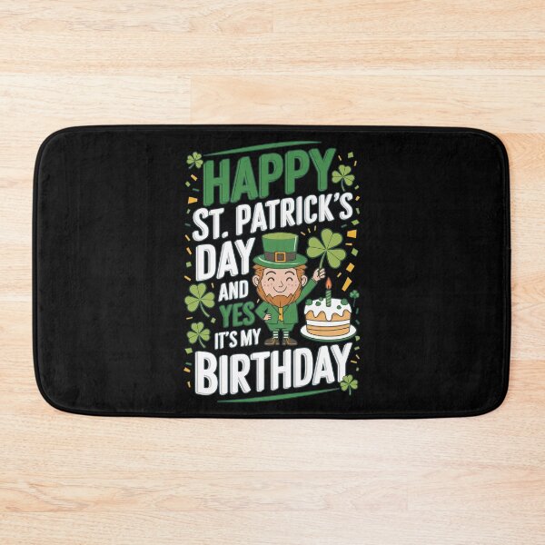 Item preview, Happy St Patrick's Day It's My Birthday designed and sold by Tawnat-Zl9at.