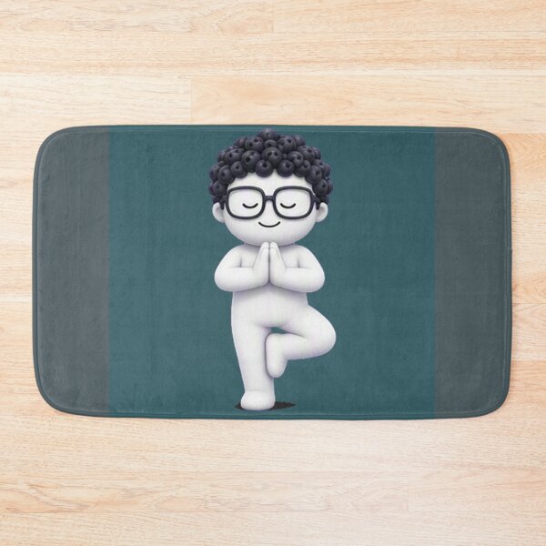 Item preview, Cute 3D boy doing yoga tree pose designed and sold by wonghong.