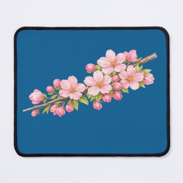 Item preview, Romantic Watercolor Sakura Blossom Branch designed and sold by Dew Drop Designs.