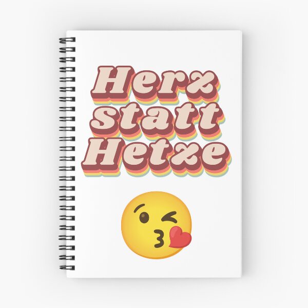 Item preview, Heart Instead of Hate Saying Love Togetherness Retro designed and sold by Mauswohn.