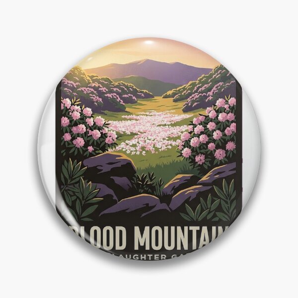 Item preview, Blood Mountain Slaughter Gap Georgia Rhododendron Sticker designed and sold by DetourDgn.