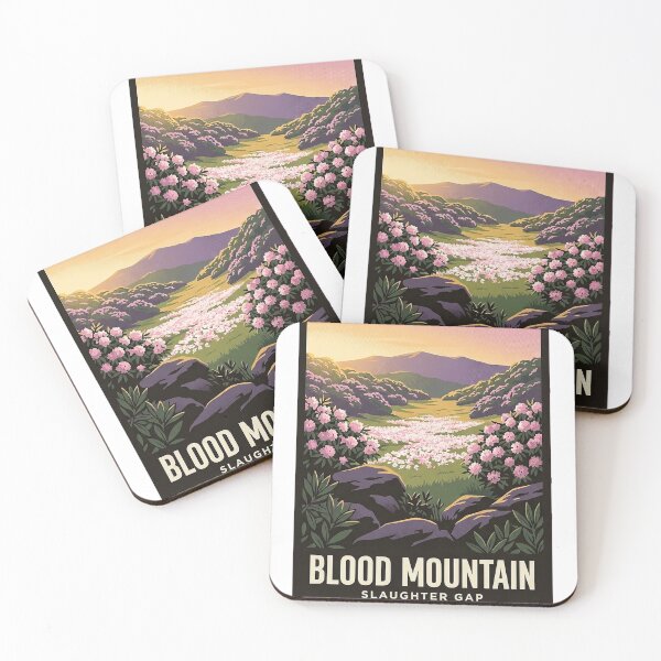 Item preview, Blood Mountain Slaughter Gap Georgia Rhododendron Sticker designed and sold by DetourDgn.