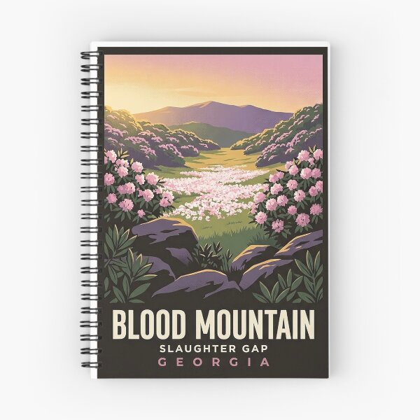 Item preview, Blood Mountain Slaughter Gap Georgia Rhododendron Sticker designed and sold by DetourDgn.