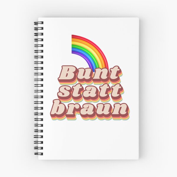 Item preview, Colorful instead of brown, rainbow slogan, tolerance, diversity designed and sold by Mauswohn.