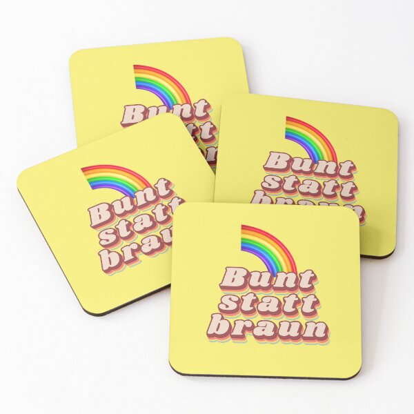 Item preview, Colorful instead of brown, rainbow slogan, tolerance, diversity designed and sold by Mauswohn.