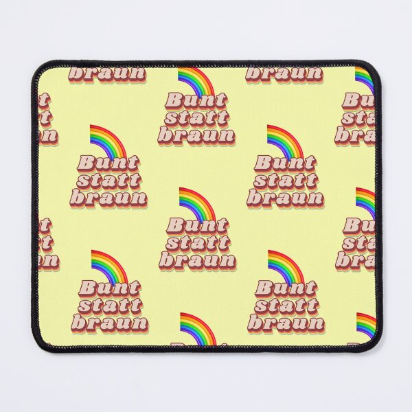Item preview, Colorful instead of brown, rainbow slogan, tolerance, diversity designed and sold by Mauswohn.