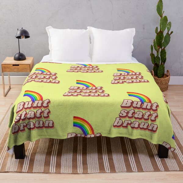 Item preview, Colorful instead of brown, rainbow slogan, tolerance, diversity designed and sold by Mauswohn.