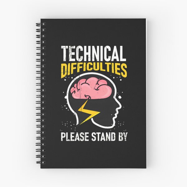 Item preview, Technical Difficulties Brain Lightning Bolt designed and sold by YarningsandYear.