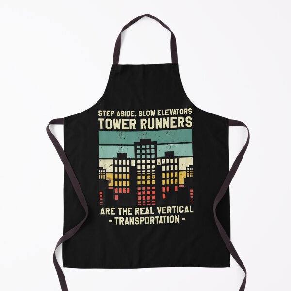 Item preview, Tower Runners Vertical Transportation Retro designed and sold by YarningsandYear.
