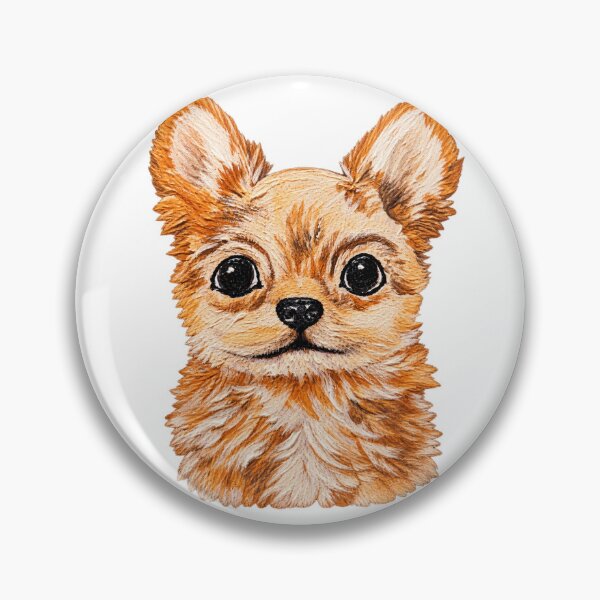 Item preview, Long Haired Chihuahua  designed and sold by Chris Zahorcik Art.