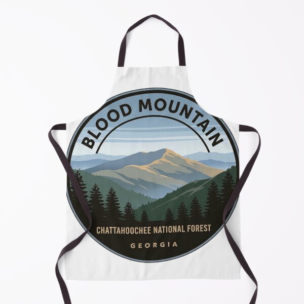 Item preview, Blood Mountain Ridge Chattahoochee Forest Circle Sticker designed and sold by DetourDgn.