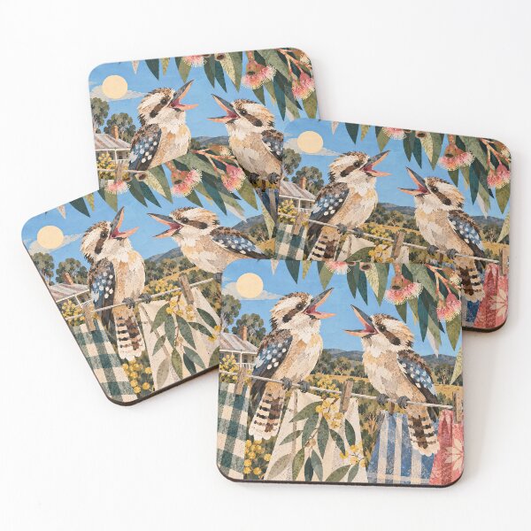 Item preview, Laughing Kookaburras designed and sold by LittleDreamsCo.