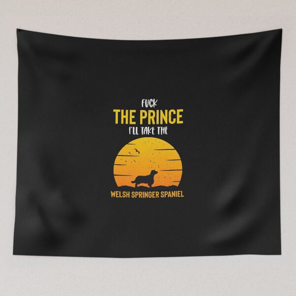 Item preview, Welsh Springer Spaniel Dog Retro Sunset Graphic designed and sold by YarningsandYear.