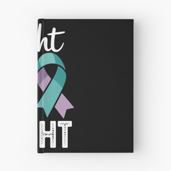 Item preview, Her Fight Is My Fight Teal Purple Ribbon Support designed and sold by Tawnat-Zl9at.