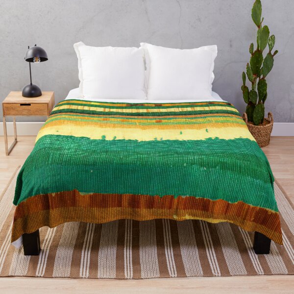 Item preview, Arte moderno abstracto con patrón verde, amarillo y naranja. designed and sold by DEC02.