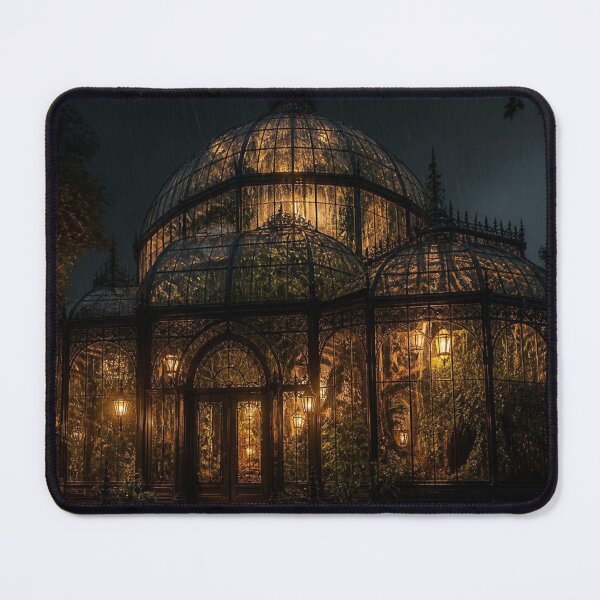 Item preview, Gothic Greenhouse Conservatory Midnight Rain designed and sold by LazyDayzCo.