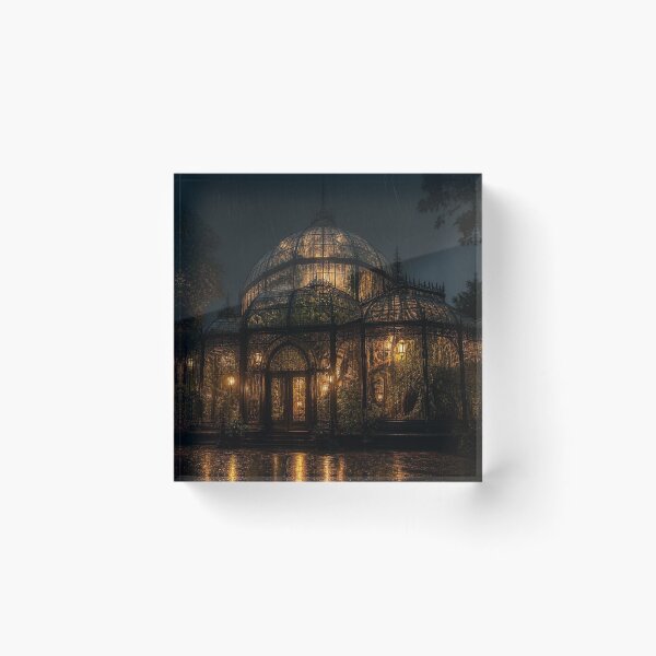 Item preview, Gothic Greenhouse Conservatory Midnight Rain designed and sold by LazyDayzCo.