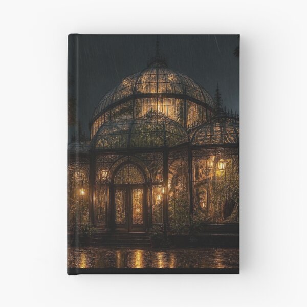 Item preview, Gothic Greenhouse Conservatory Midnight Rain designed and sold by LazyDayzCo.