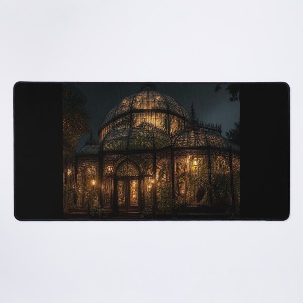 Item preview, Gothic Greenhouse Conservatory Midnight Rain designed and sold by LazyDayzCo.
