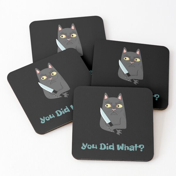 Item preview, You Did Wha1t? | Reaction Cats | Funny Cat Reaction designed and sold by ContigoART.