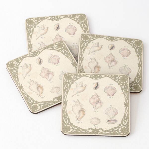 Item preview, Vintage Seashell Conchology Plate designed and sold by PictorialWhimsy.