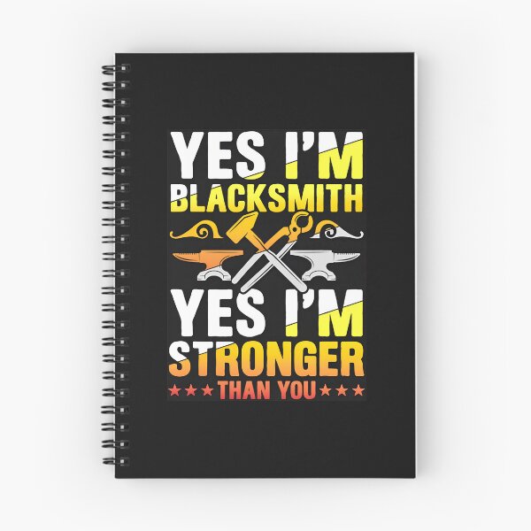 Item preview, Yes I'm Blacksmith Yes I'm Stronger Than You Design designed and sold by YarningsandYear.